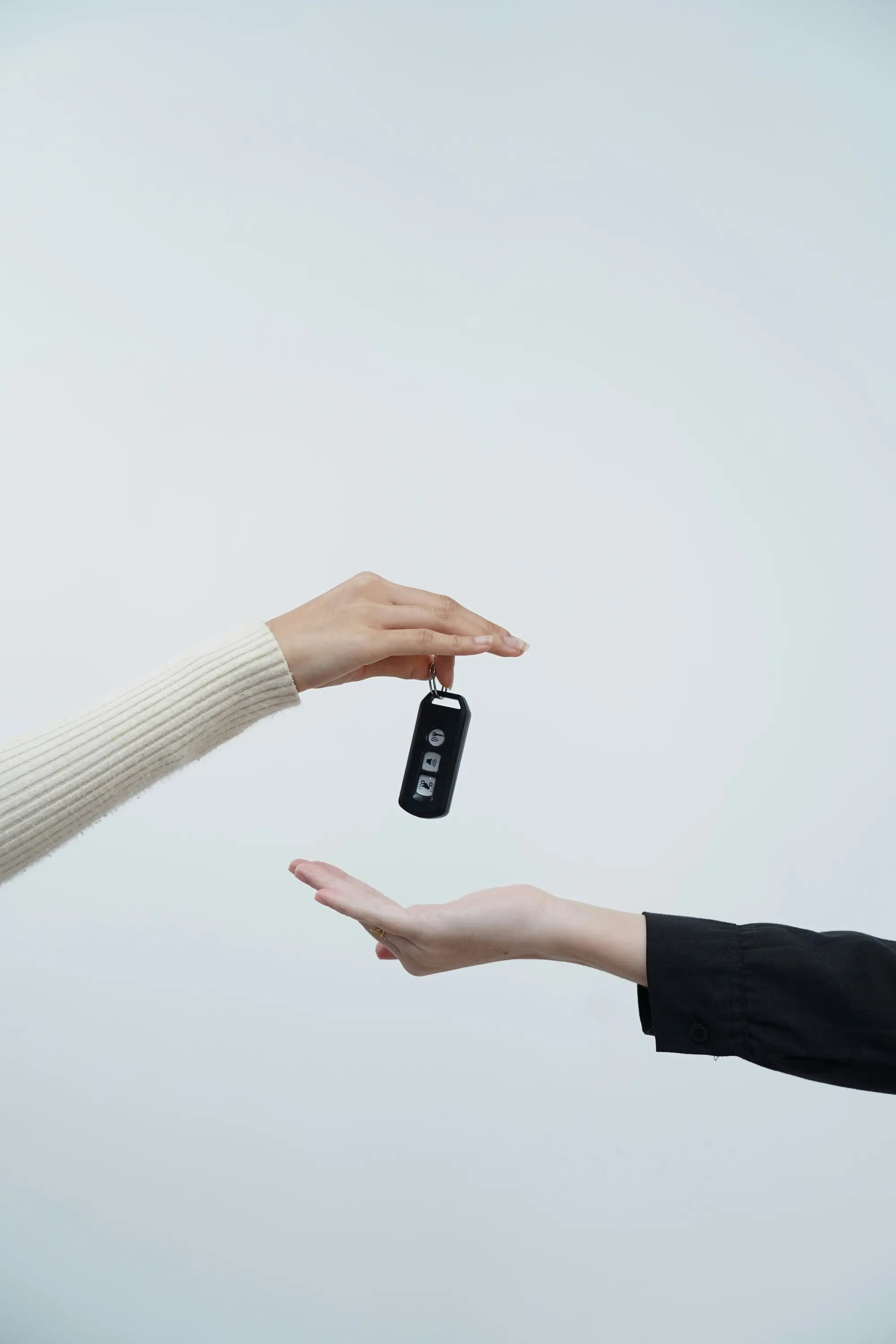 Sell car - Handing over car key